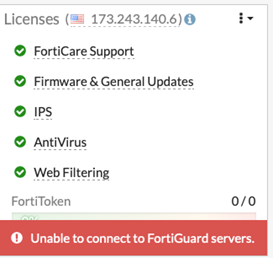 Fortigate Firewall TFTP Image Recovery